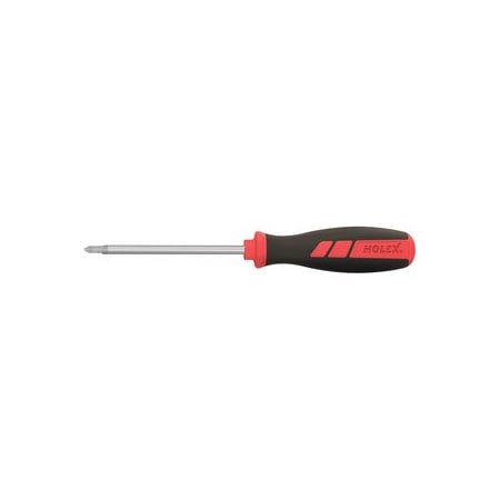 Holex Screwdriver for Pozidriv, with power grip, Cross head size: 1 668501 1